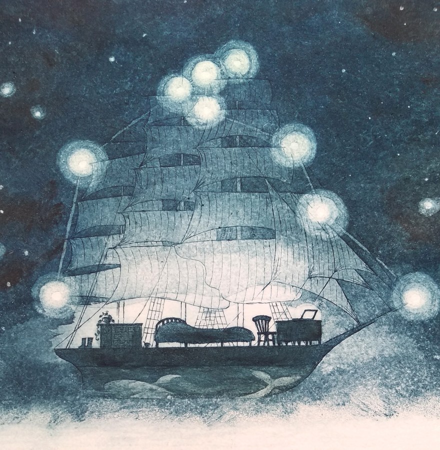 Hyperlinked (2025, etching)